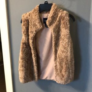 Faux fur vest